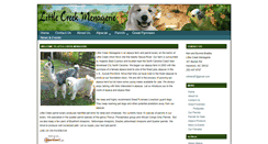 Desktop Screenshot of littlecreekmenagerie.com